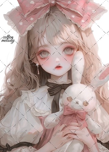 原廠貼紙 no.592 人物貼紙 原創貼紙 人物貼紙 少女貼紙 原創人物貼紙