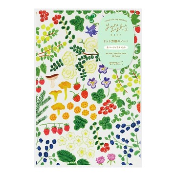 日本 MIDORI Yuru Log 15354 點陣筆記本 隨身記錄生活靈感  1本  北歐