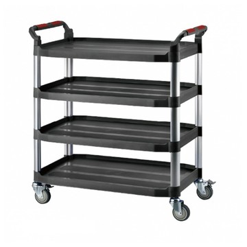 康得倫KTL 大型四層手推工作車 黑色/台 KT-909G【APP滿額下單10%點數(單一帳號最高5000點)】1/31止