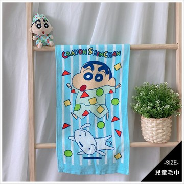 天藍小舖-蠟筆小新睡衣派對兒童毛巾-單1款-$65【A11111452】