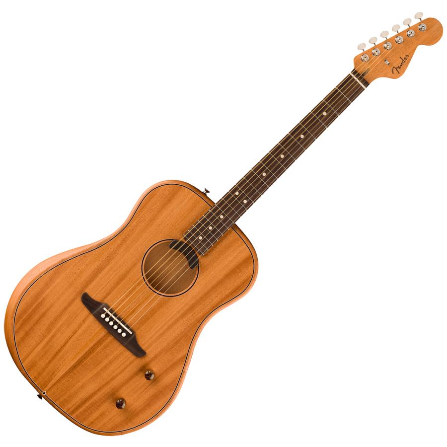 Fender フェンダー Highway Series Dreadnought All-Mahogany エレアコギター 薄型ボディ トップ単板