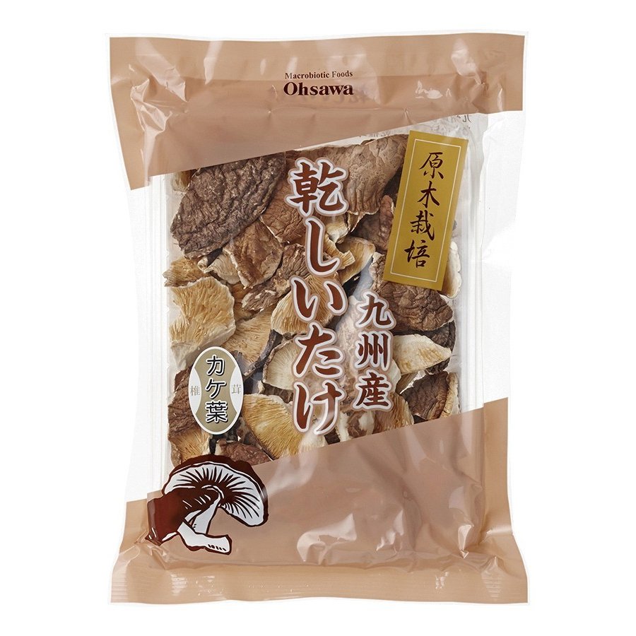 乾燥 きのこ 椎茸 オーサワ 九州産乾しいたけ（カケ葉） 50g 12袋 送料込