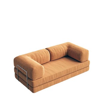 定制跨境壓縮沙發定制客廳布藝可拆洗沙發模塊懶人沙發復古美式【0113103DD】