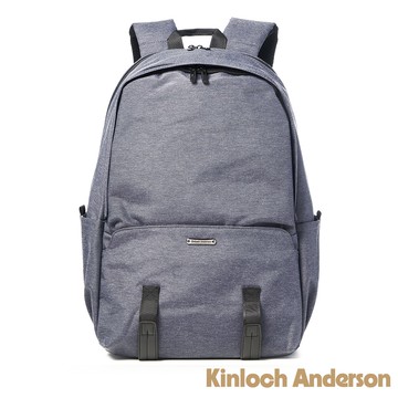 【Kinloch Anderson】Force極簡造型大容量圓弧後背包 藍色