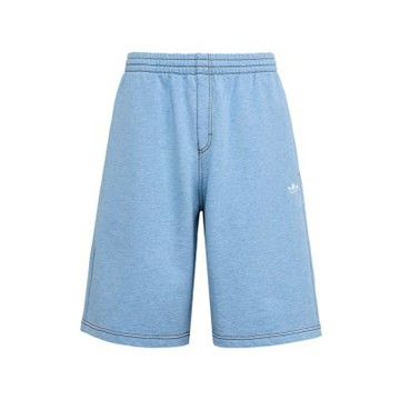 Adidas M Knit Shorts 男款 藍色 毛巾布 柔軟 舒適 休閒 短褲 LE9684