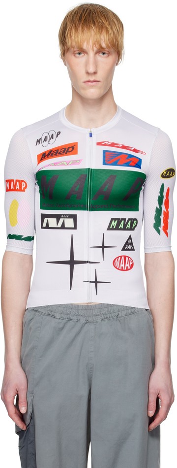 MAAP 白色 Drome Pro Air Jersey 3.0 T 恤