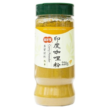 真好家 印度咖哩粉 220g  1瓶