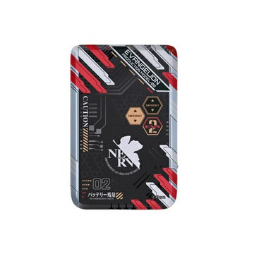 MagCell X EVANGELION 新世紀福音戰士 超薄磁吸式無線行動電源 5000mAh-二號機裝甲