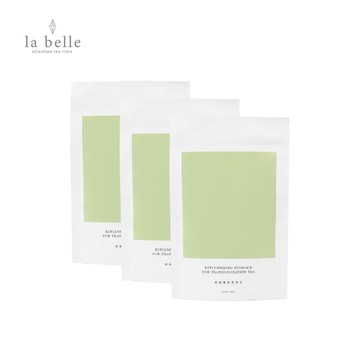 【labe拉蓓】舒眠養底茯苓茶(3袋30包)｜茯苓、酸棗仁、百合，安定心神，調節情緒，腸胃保養，睡前茶飲