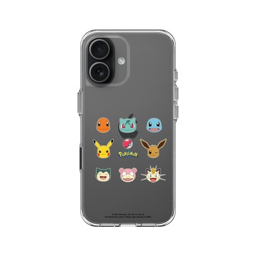 iPhone 17 Clear Case（相機按鈕） 透明 - 寶可夢 Pokemon - Sticker-寶可夢們
