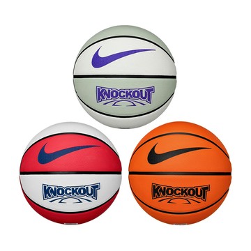 NIKE KNOCKOUT DEFLATED 7號球 籃球 戶外 室外用球 深溝 控球精準 耐磨 多色 N101426407207白灰/N101426415907紅白/N101426481407琥珀