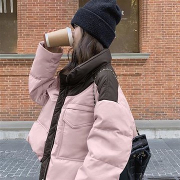 【巴黎精品】羽絨棉外套夾棉夾克-舒適自然戶外之選女外套3色w1ag33