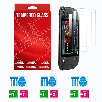 Steam Deck游戲機鋼化膜Steam Deck貼膜防指紋屏幕保護貼膜【Snowbelle優選】