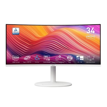 MSI Modern MD342CQPW 34型 曲面螢幕