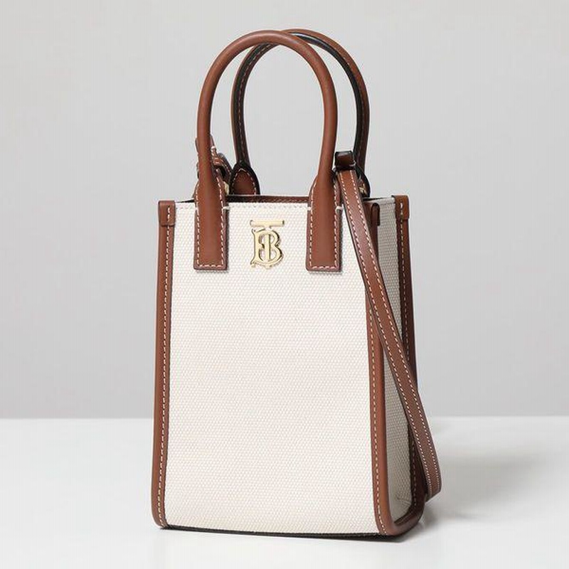 BURBERRY バーバリー ショルダーバッグ LS TB PHONE TOTE 8052460 レディース フランシストート フォンケース  ミニバッグ メタルロゴ 鞄 A3712/ECRU-TAN | LINEブランドカタログ