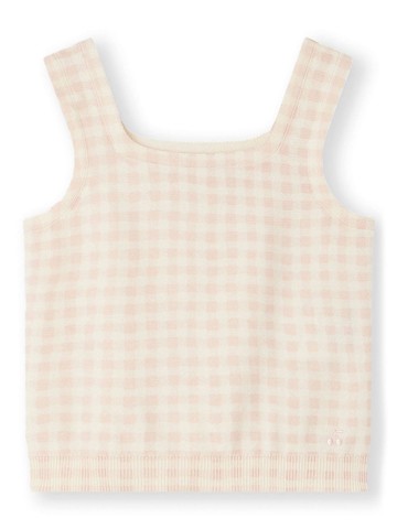 Bonpoint - Fabelin gingham-check cotton top - kids - Cotton - 4 - Pink