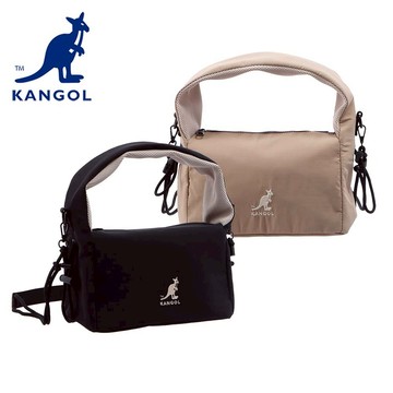 KANGOL 英國 袋鼠 尼龍抽繩背帶側背包【65251705】 包包 斜背包