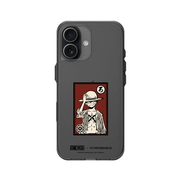 iPhone 17 Clear (相機按鈕) 酷墨灰 - 航海王 One Piece - 角色畫框系列-魯夫