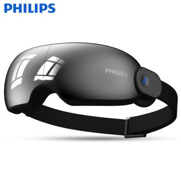 【Philips 飛利浦】氣囊式熱敷眼部按摩器 PPM2701BK