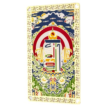 馥瑰馨盛 十相自在金銅卡 保身平安  1個