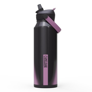 【墾趣】CAMELBAK 1200ml Flip Straw不鏽鋼多水吸管保溫瓶(保冰) 夜幕紫