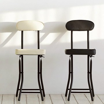 韓國 roomnhome 坦格利方型靠背折疊椅 免組裝 - 黑色