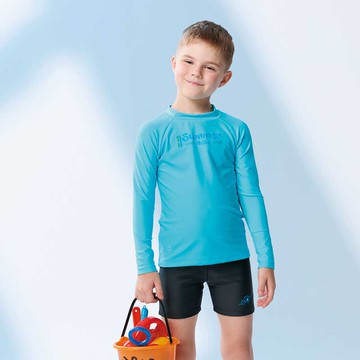 【SAINSOU 聖手牌】 長袖抗UV防曬機能衣 A802305 ( 12-18 )