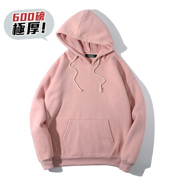 超級厚600磅 寬鬆落肩情侶帽T / 男女 / 寬鬆 / oversize【QM88921】