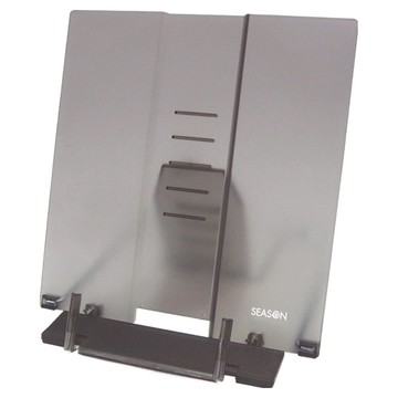 SEASON Paper&Gift 四季紙品禮品 塑膠看書架 霧面半透明質感 輕盈堅固好閱讀  霧黑色  22.8 x 21.5 cm