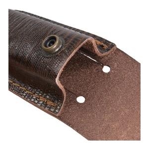 ナイフポーチ 革製 ベルトループ付 リザード革調 レザーシース Sheaths Leather Lizard レザーポーチ Belt