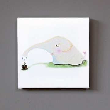 大象愛樂芬 動物無框畫 複製畫 壁飾 擺飾