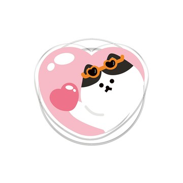 【插畫家聯名】周氏喵喵愛心貓貓MagSafe氣囊支架