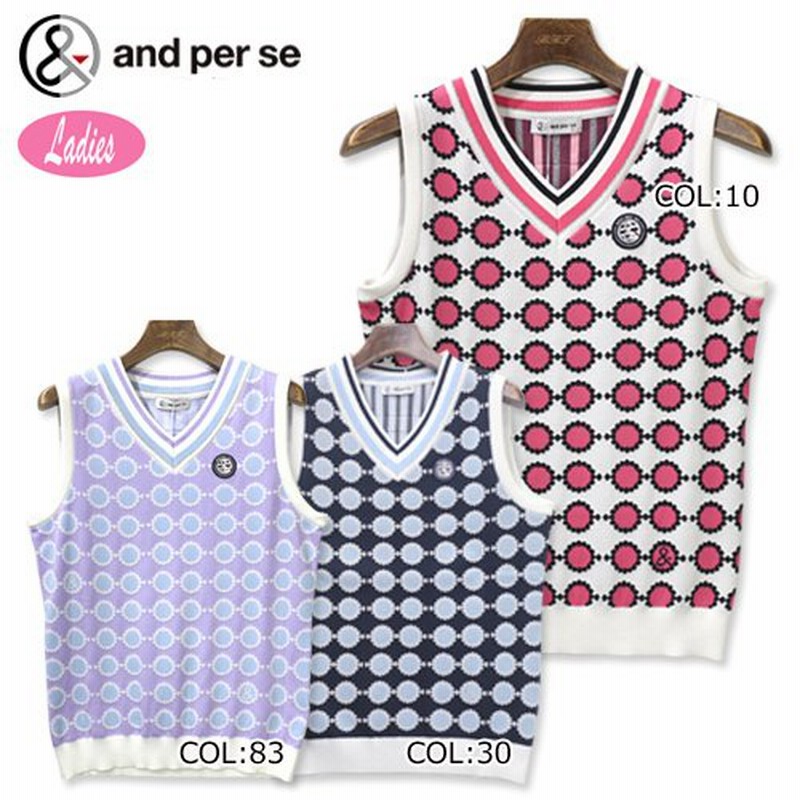 アンパスィ And Per Se Afs01c2 レディース ベスト ニットベスト 春夏秋冬 ゴルフウェア スポーツウェア 通販 Lineポイント最大1 0 Get Lineショッピング