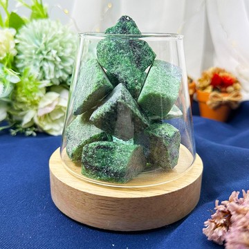 【MU工坊】紅綠寶擴香石夜燈/水晶擴香燈/碎石/室內香薰/淨化