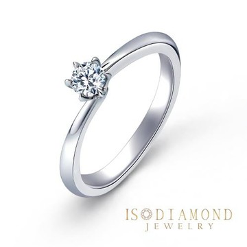 【ID】30分鑽石戒指 最白Dcolor VS1 高規格淨度(培育鑽石)