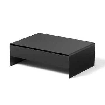 MUJI 鋼製螢幕置物架.附抽屜/深灰