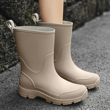 新型水靴雨靴女款2025新款雨鞋時尚外穿成人女士水鞋防水防滑膠鞋
