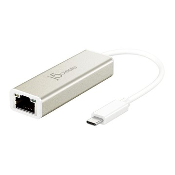 j5create｜USB3.1 Type-C to Gigabit超高速乙太網路轉接器-JCE131