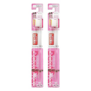 e'cumu 0.02尖端超極細毛牙刷  深入齒縫及牙齦溝  1入  2支