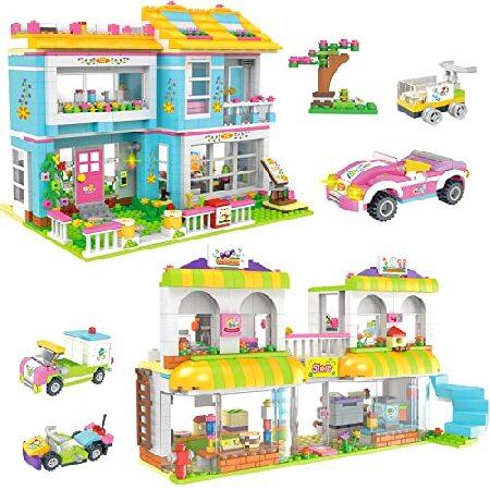 Friends House Building Toy Set for Girls, Friends Family House