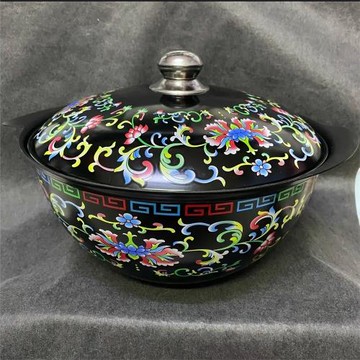 新疆抓飯鍋鑄鐵鍋搪瓷蒸鍋燉鍋湯鍋炒菜鍋家用平底鍋不粘不銹鍋