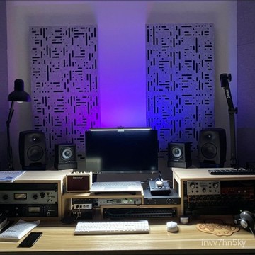 【🎉隔音闆 可開發票】吸音擴散體消除迴聲高中低寬頻吸音內置高密度吸音棉120*60cm45色