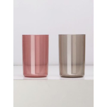 日本進口MUJIE刷牙杯子家用漱口杯高顏值情侶款牙刷杯子彩色透明