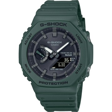 CASIO 卡西歐 G-SHOCK 藍牙 八角 太陽能 電子錶 GA-B2100-3A