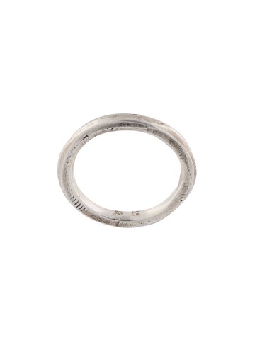 WERKSTATT:MÜNCHEN - burnished-finish ring - unisex - Sterling Silver - 50
