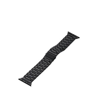 ELECOM Apple Watch 42mm 不銹鋼錶帶 黑色