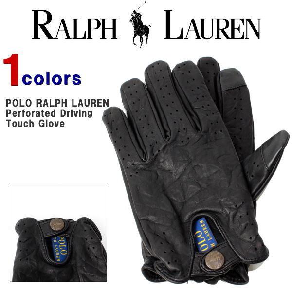 POLO RALPH LAUREN ポロラルフローレン メンズ レザーグローブ 手袋