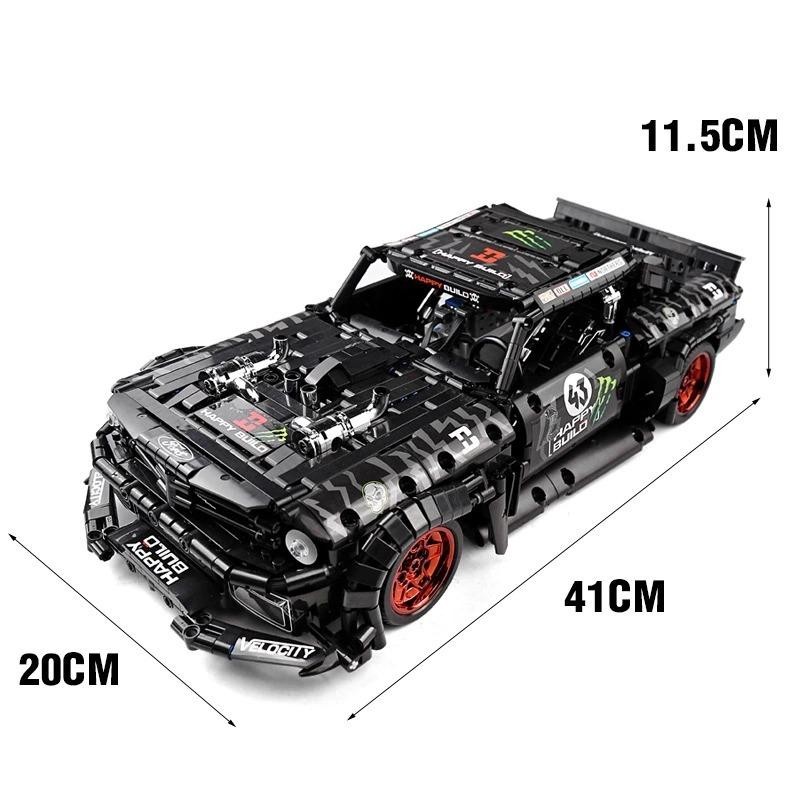 おもちゃ ビルディング ブロック 互換 車 rc フォード マスタング