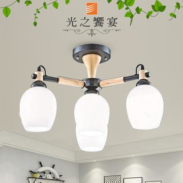 【光之饗宴】蘭蒂3+1燈半吸頂燈