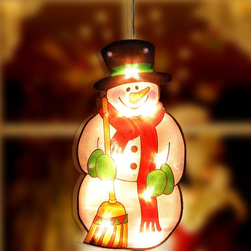 DERAYEE クリスマス 飾り 吸盤式 ライト 窓の装飾 電飾 防水